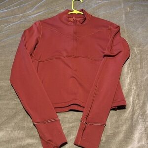 Lululemon Athletica Rulu Rust Long Sleeve Top